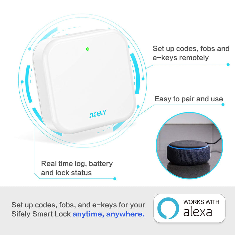 Sifely Keyless Entry Electronic Smart Door Lock Wi-Fi Gateway/Wi-Fi Bridge, Bluetooth Lock Wi-Fi Gateway/Wi-Fi Bridge, G2 Gateway, G2 Hub