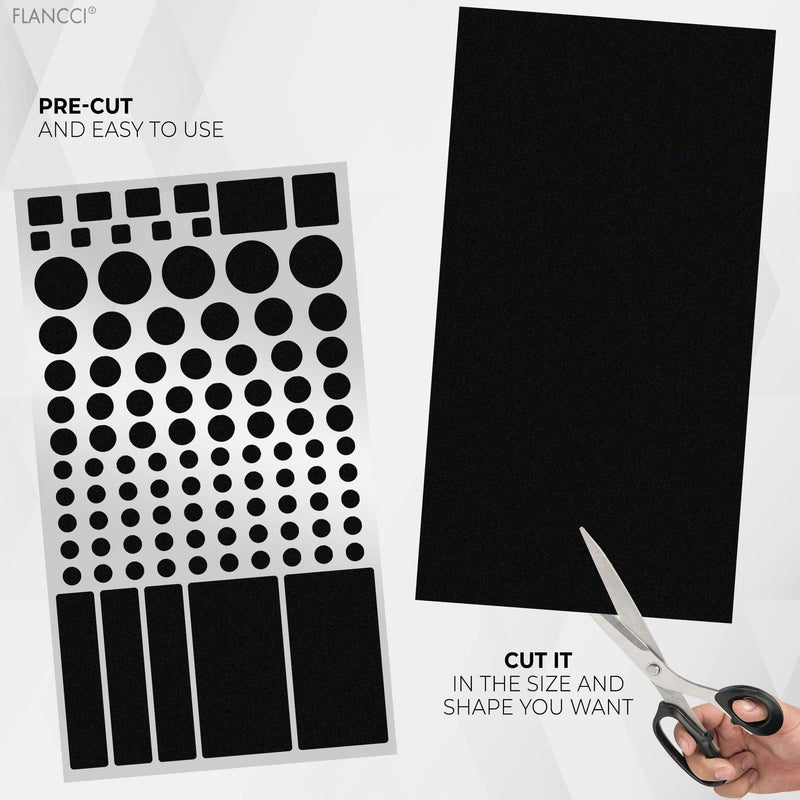 FLANCCI LED Light Blocking Stickers, Light Dimming LED Filters, (2 Sheets) Dimming Sheets for Routers LED Covers Blackout, Dimming 50% ~ 80% of LED Lights