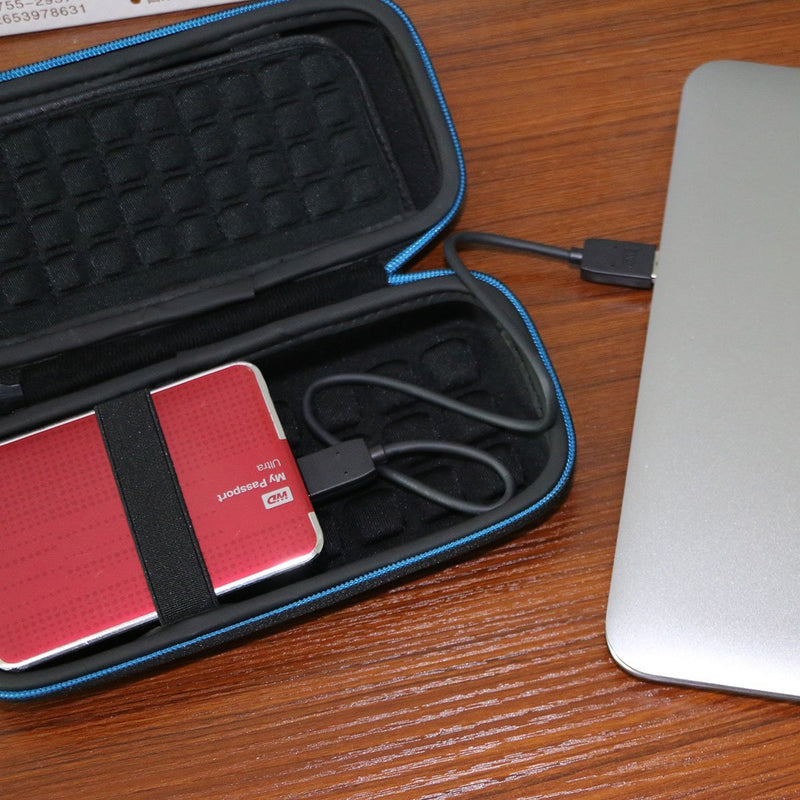 Baval Hard Case Bag for Western Digital WD 1TB 2TB 3TB 4TB My Passport Elements Portable External Hard Drive Hard USB 3.0