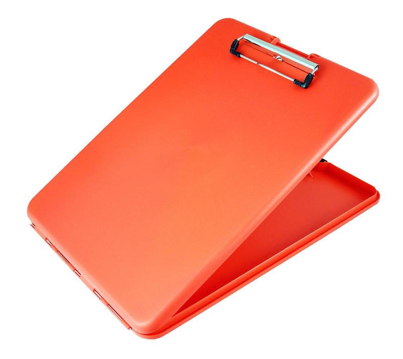 Saunders Slimmate Letter Size Storage Clipboard, Polypropylene, Red