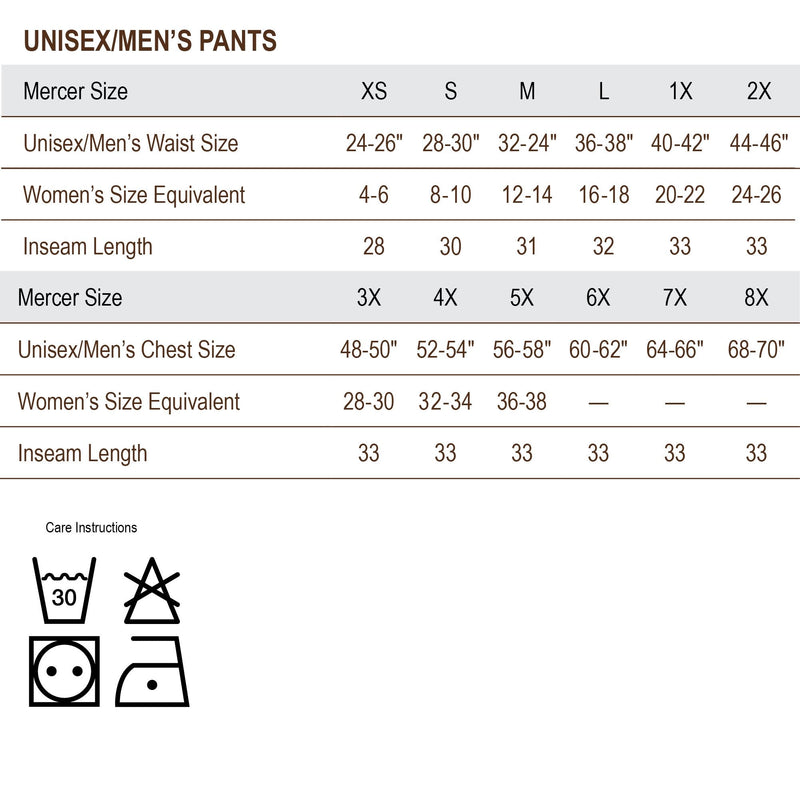 Mercer Culinary M61051HT1X Genesis Men's Chef Cargo Pant in Hounds Tooth, X-Large, Black/White