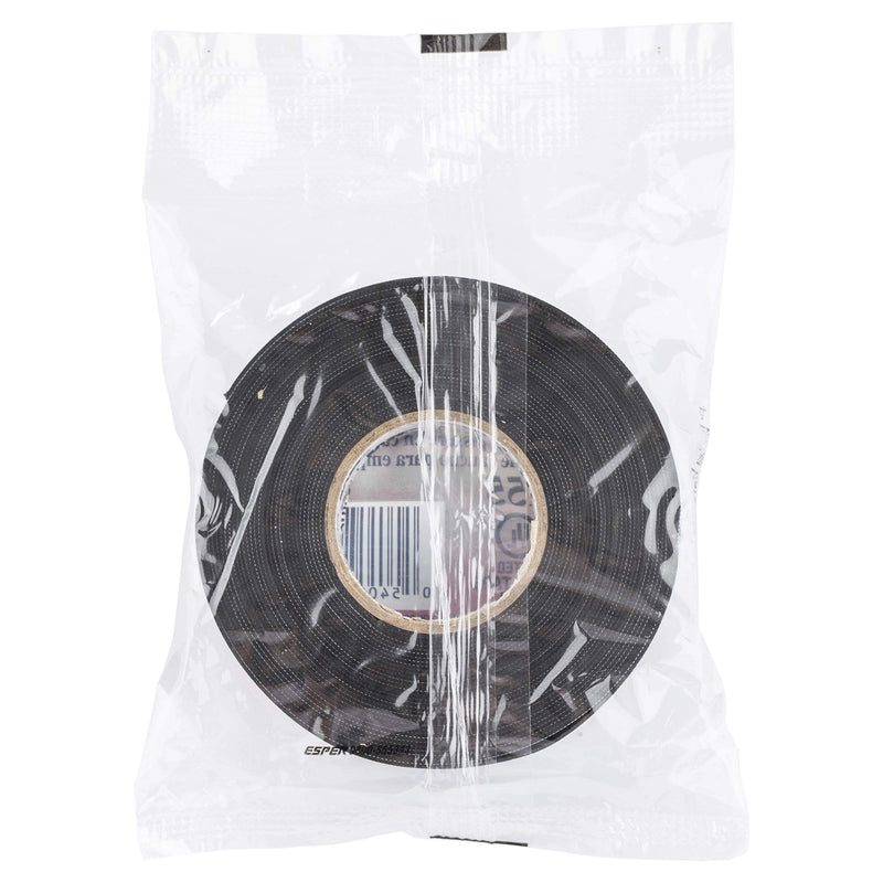 3M Temflex Rubber Splicing Tape 2155, 3/4 in x 22 ft, Black, General Purpose Self-Fusing Electrical Insulating Tape, 1 Roll 3/4" X 22'