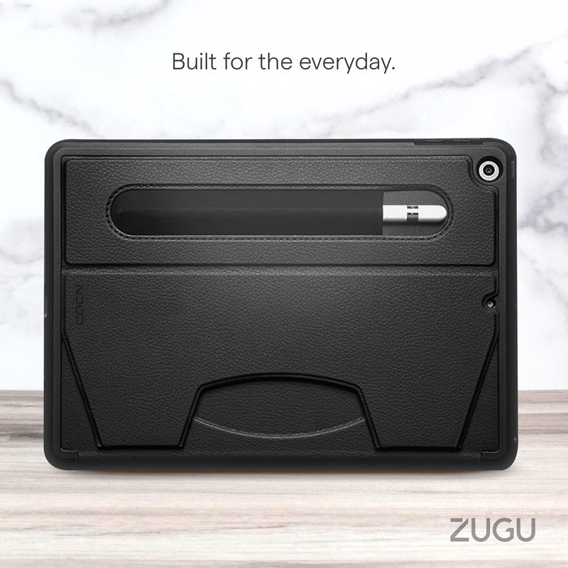 ZUGU CASE for iPad 10.2 Inch 7th / 8th / 9th Gen (2021/2020/2019) Protective, Thin, Magnetic Stand, Sleep/Wake Cover - Black (Model #s A2197 / A2198 / A2200 / A2270 / A2428 / A2429 / A2430) Black - iPad (7th/8th/9th Gen) 10.2 IN