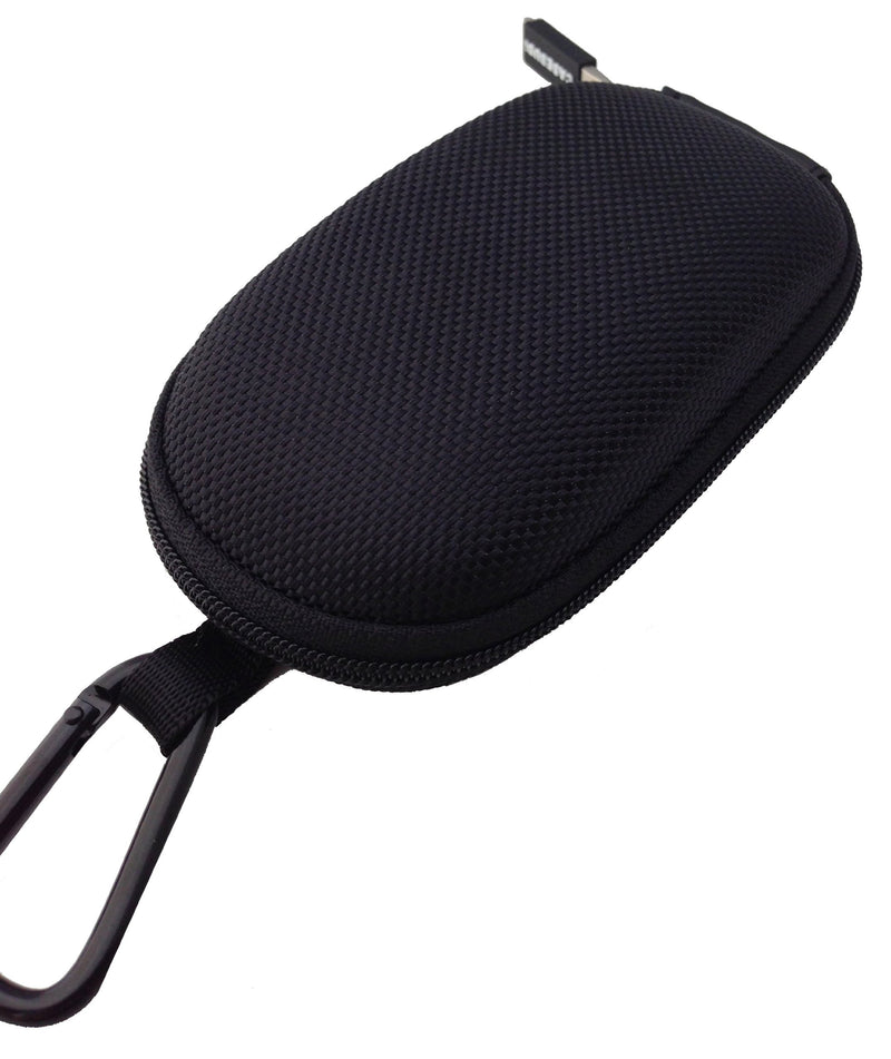 CASEBUDi Tough Travel Carrying Case for Apple Magic Mouse 1 and 2 | Hard Shell Ballistic Nylon (Black) Black