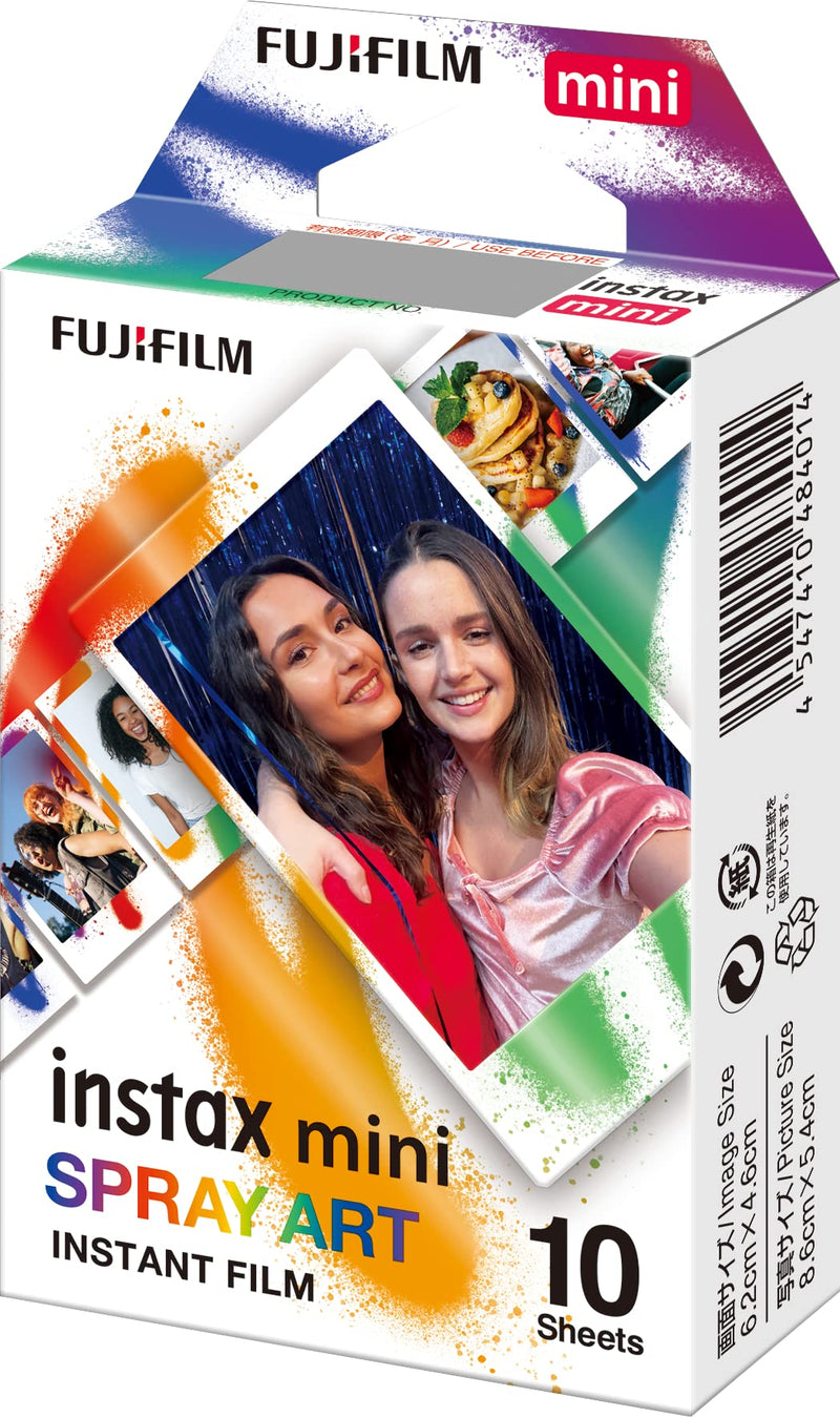 Fujifilm Instax Mini Spray Art Film - 10 Exposures 10 Film Pack