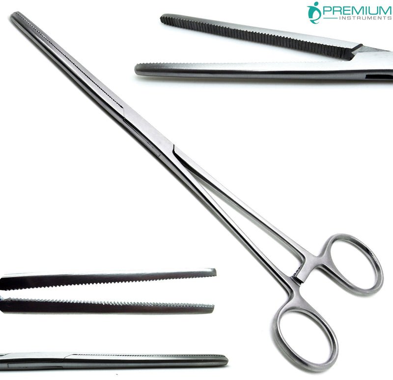 Pean Rochester Straight & Curved Forcep 8" Hemostat Surgical 2 Pcs Instruments