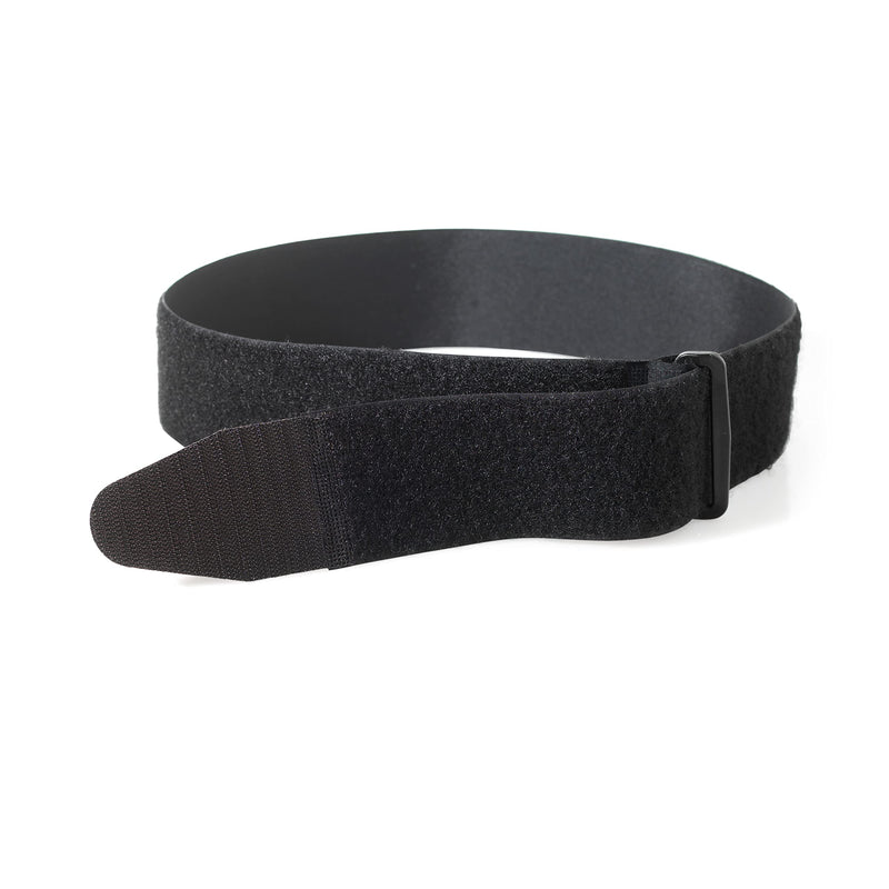 VELCRO Brand 30 Inch Elastic Straps 4 Pack | Stretchable and Adjustable for Snug Fit | Fasten Outdoor Umbrellas, Wood, Tarps, Blankets, Poles, More | Cinch with Buckle, Black 30x1 4PK Large 30"