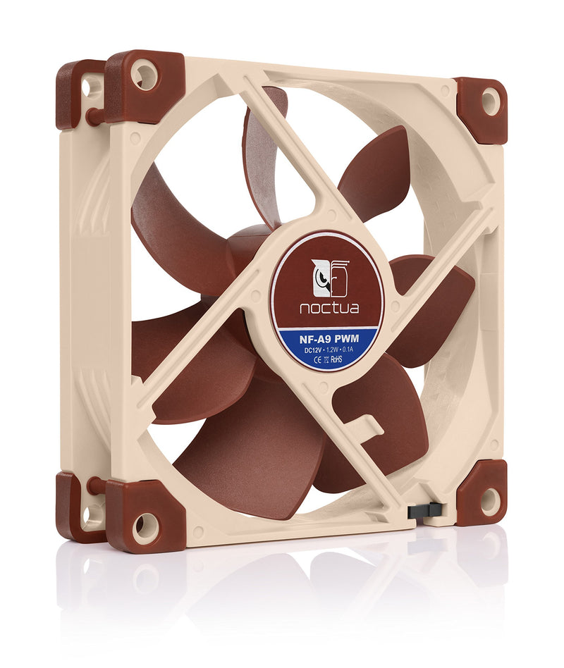 Noctua NF-A9 PWM, Premium Quiet Fan, 4-Pin (92mm, Brown)