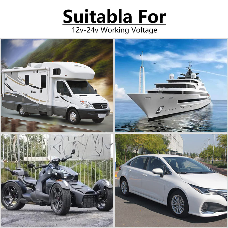 YACSEJAO 12V Car DC Power Extension Coiled Cable Adapter Supply Plug Cable DC 5.5mm x 2.1mm for Car Rear View CCTV Monitors or Motor Device