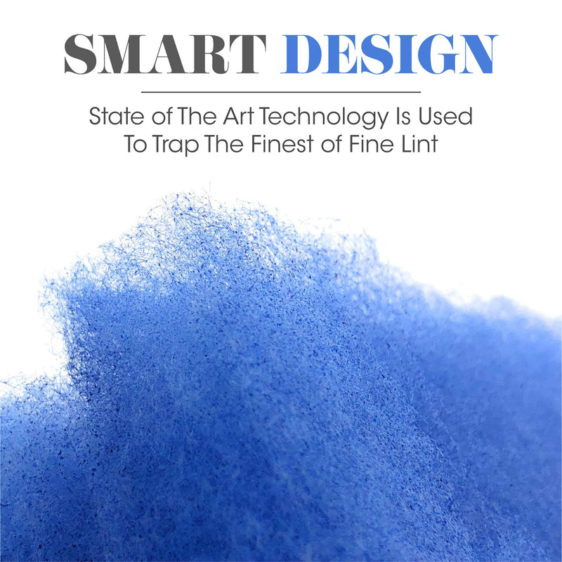 Essential Values 6 Pack Compatible Replacement Filters (30 Dryer Loads) for Bettervent Indoor Dryer Vent