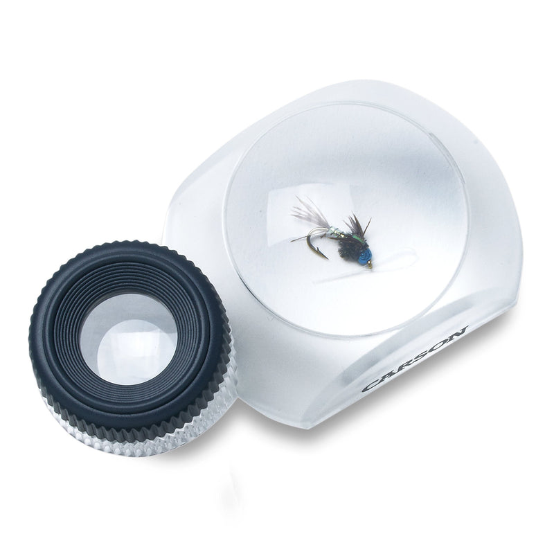Carson DualView 3x Stand Loupe Magnifier with 12x Focusing Loupe (DV-30)