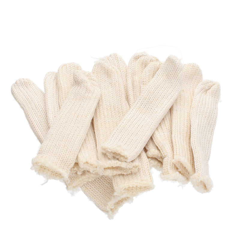 The Beadsmith 3" Finger Cots, Toe Sleeve, Thumb Protector, Covers Fingertip, Breathable Cotton Elastic Blend, pack of 20 Fingertip Sleeves, Use as a bandage for sports, work and cleaning