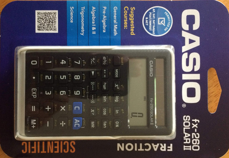 Casio FX 260 Solar II Scientific Calculator