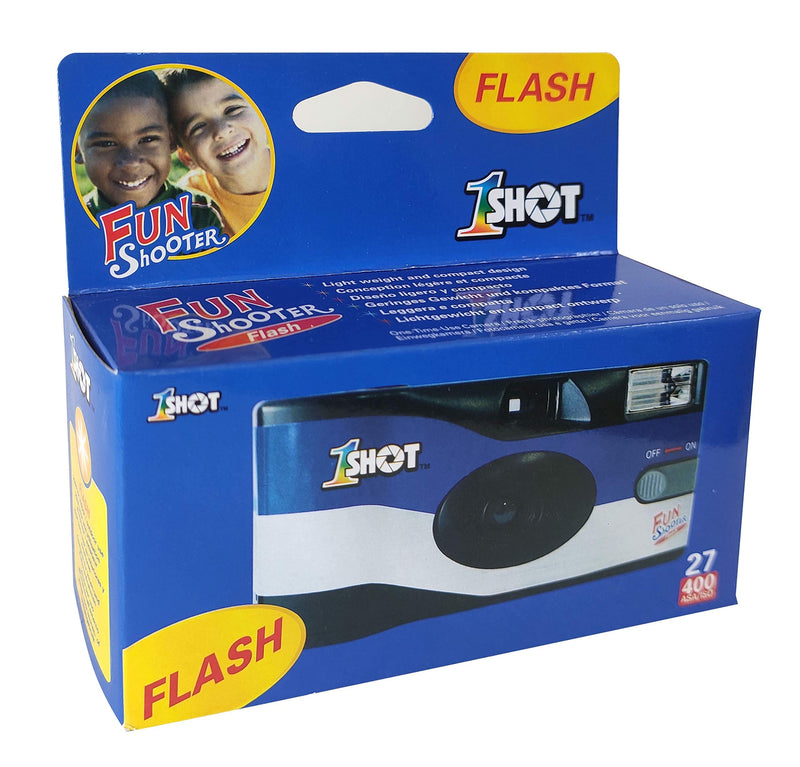 Disposable Camera 35mm Film Single Use One Shot 400 ASA/ISO 27 Exposures with Flash 2-Pack