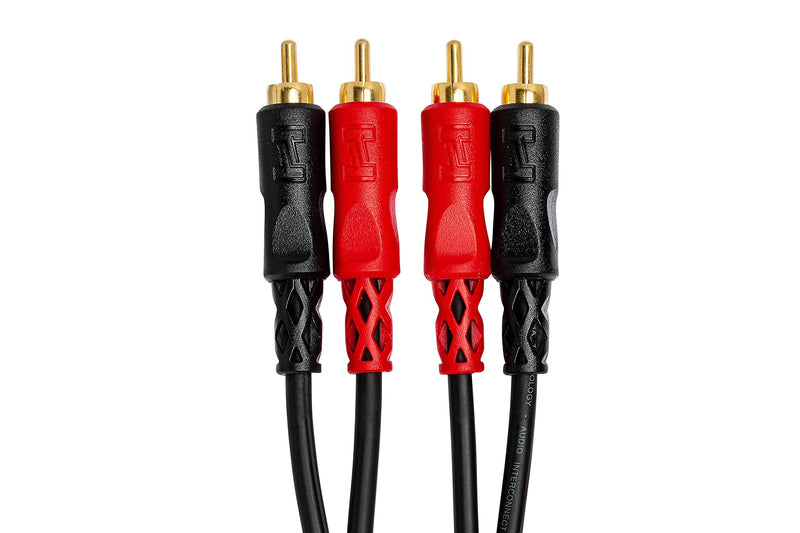 Hosa CRA-203AU Dual RCA to Same Stereo Interconnect, 9.8 feet