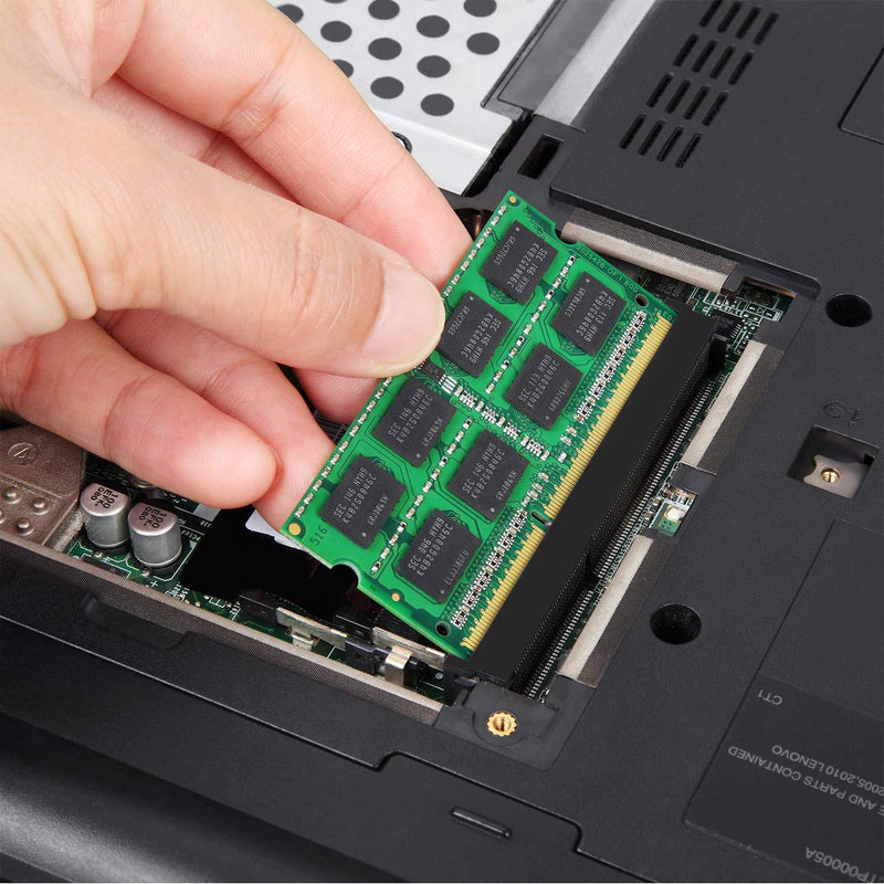 4GB DDR3 / DDR3L 1600MHz SODIMM RAM, Royemai PC3L-12800 2Rx8 1.35V 1.5V CL11 204-pin Notebook Laptop RAM Memory Module DDR3L 12800 1x4G-12800SL-Green