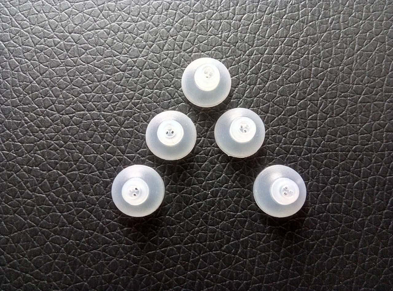 Jungle Care Hearing Aid Ear Piece Closed Domes 9mm 5-Pack Comfortable PSAP (Personal Sound Amplifiers Product) Kit Ear Tips Invisible, Perfect for Open Air (Open fit), Except for RIC