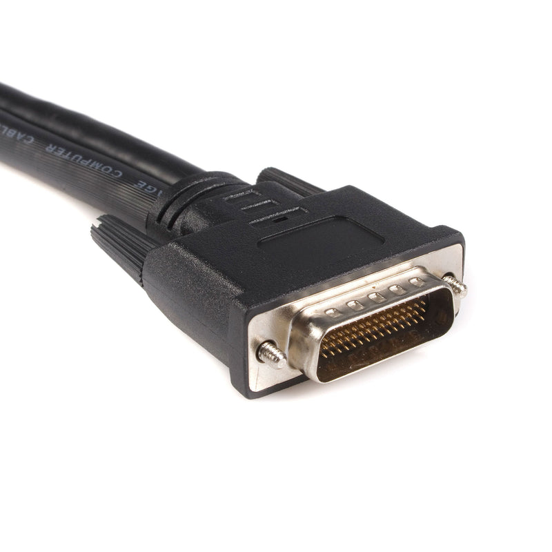 StarTech.com DMS 59 Splitter Cable - 8in - DMS 59 to 1 x DVI / 1 x VGA - Y Cable - DMS 59 to VGA - Monitor Splitter Cable - DMS 59 Cable (DMSDVIVGA1),Black 1x DVI and 1x VGA