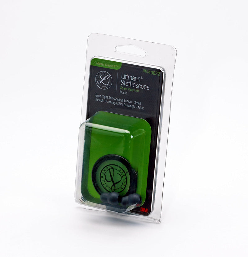 3M Littmann stethoscope spare parts set, Master Classic, 40022, black
