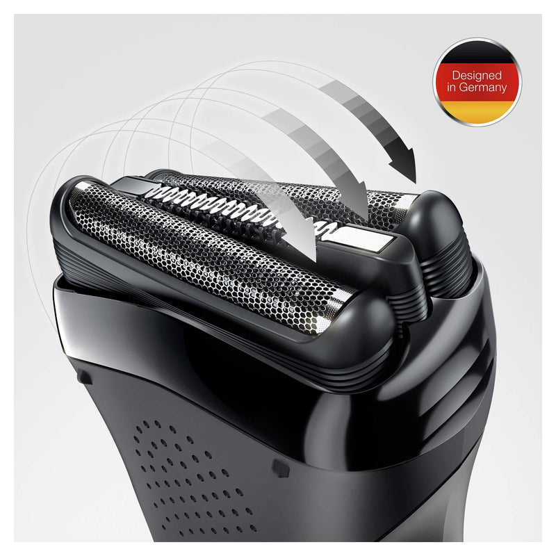 Braun Series 3 30B Foil & Cutter Replacement Head, Compatible with Previous Generation SmartControl, TriControl, 7000/4000 shavers, and Series 3 (340s)