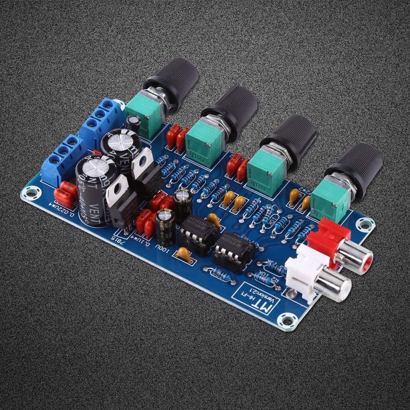 Digital Amplifier Board, HiFi OP-AMP Audio Amplifier Board NE5532 Preamplifier Volume Tone Control Assembled Board