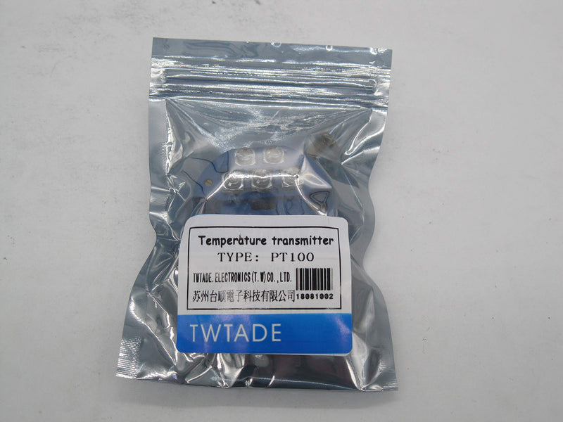 TWTADE / -50~100 Celsius RTD PT100 SBW Temperature Sensor Temperature Transmitter Isolated Detector Module -50~100 Degree - 4-20MA -50-100â„ƒ