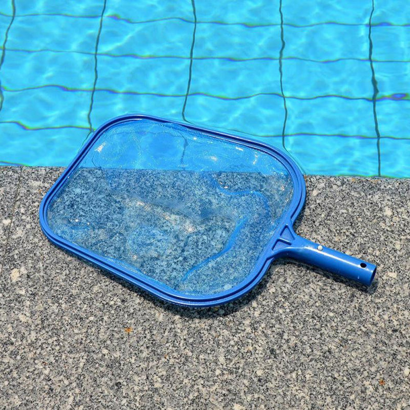 Sunnyglade Swimming Pool Cleaner Supplies/Professional Heavy Duty Pool Leaf Rake Fine Mesh Frame Net/Swimming Pool Cleaning Leaf Skim Net (Blue) Blue