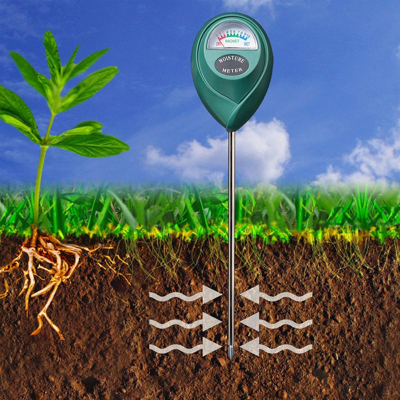 XLUX Soil Moisture Meter, Plant Water Monitor, Soil Hygrometer Sensor for Gardening, Farming, Indoor and Outdoor Plants, No Batteries Required 26CM