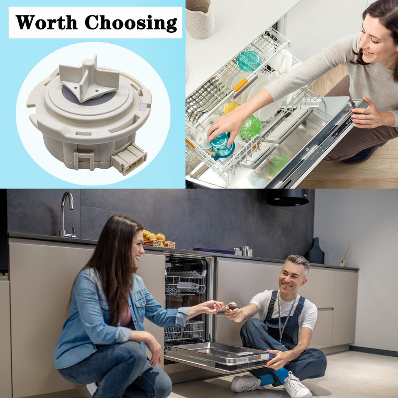 EAU60710801 EAU60710802 EAU62043401 EAU62043403 Dishwasher Drain Pump Motor(OEM), Compatible with LG Dishwasher, Exact Replacement EAP12742537 etc, Fix OE error codes