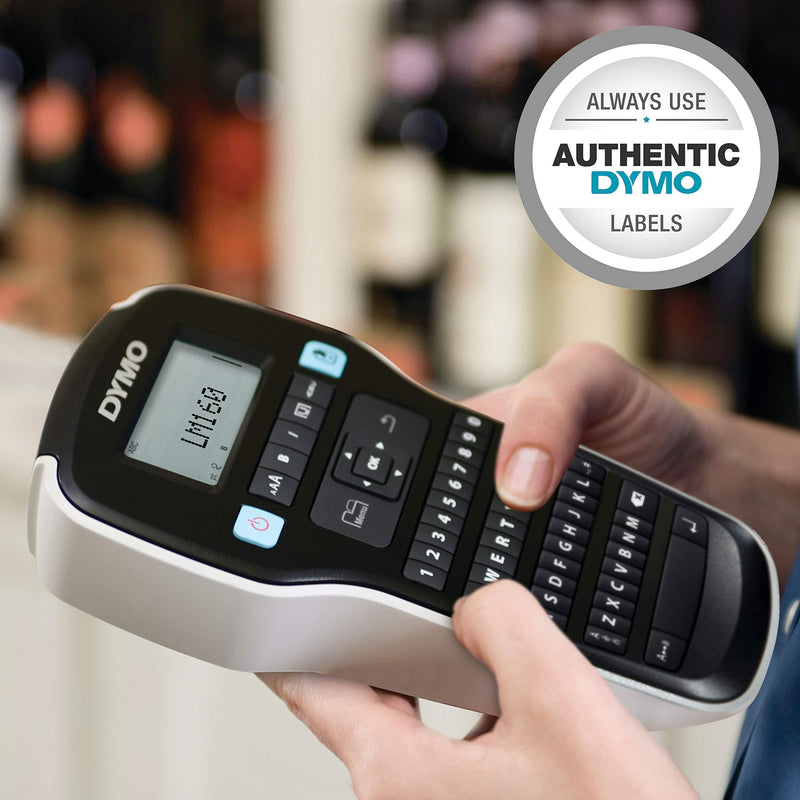 DYMO Label Maker LabelManager 160 Portable Label Maker, Easy-to-Use, One-Touch Smart Keys, QWERTY Keyboard, Large Display, for Home & Office Organization, Black 1790415 Machine Only