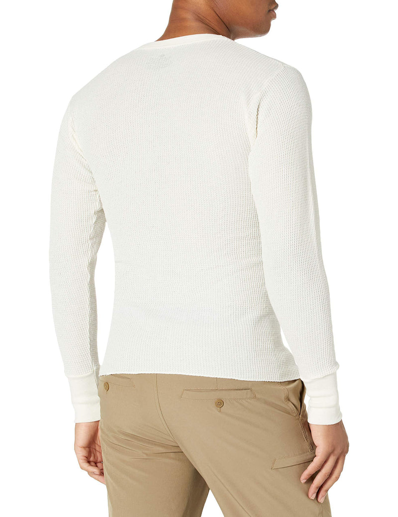 Indera Men's Traditional Long Johns Thermal Underwear Top Small Natural