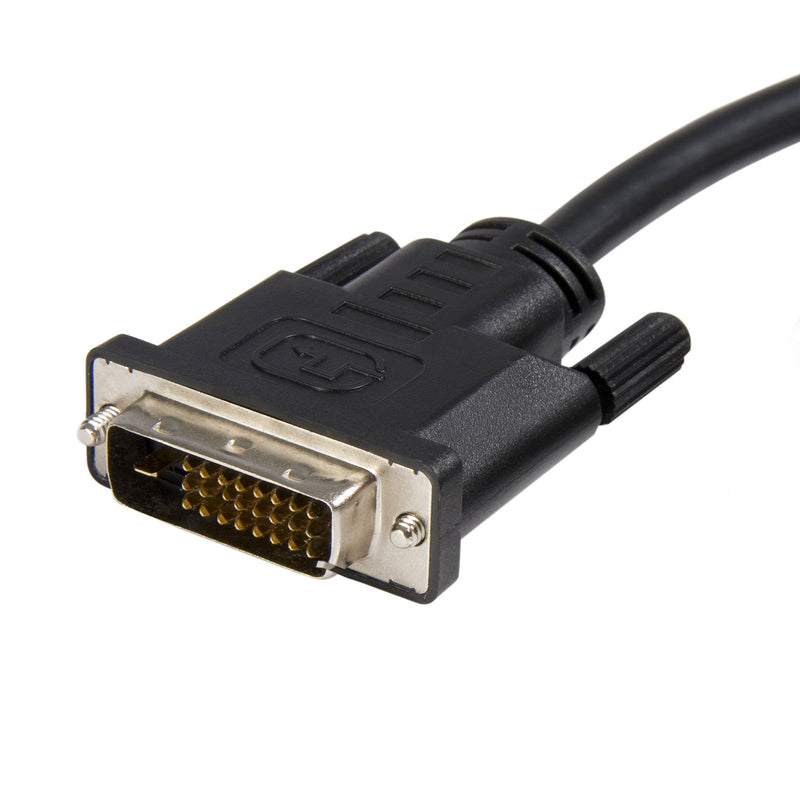 StarTech.com 10ft (3m) DisplayPort to DVI Cable - DisplayPort to DVI Adapter Cable 1080p Video - DisplayPort to DVI-D Cable Single Link - DP to DVI Monitor Cable - DP 1.2 to DVI Converter (DP2DVIMM10) 3m (10ft) Standard Packaging