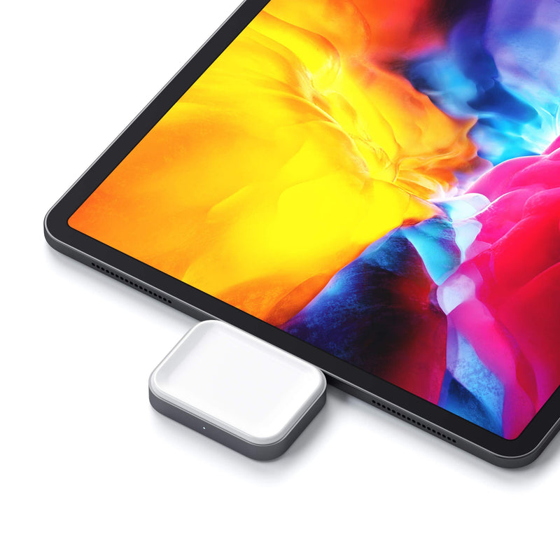 Satechi USB-C Wireless Charging Dock - Compatible with Apple AirPods Pro & AirPods 2/1 with Wireless Charging Case (Not Included)