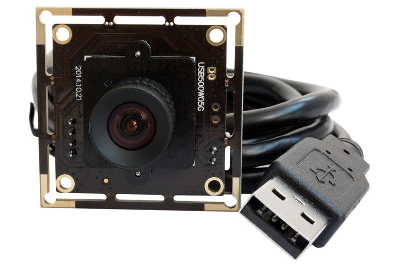 ELP 5megapixel USB Camera Module,USB with Camera 2592x1944 HD Wide Angle USB Camera for Industrial, Machine Vision,undistorted Imaging,correctable,aptina Sensor 170 Degree fisheye Lens