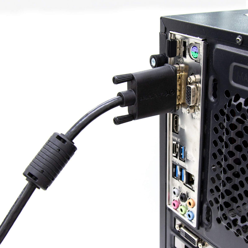Cable Matters DVI to DVI Cable with Ferrites (DVI Dual Link Cable, DVI D Cable) 10 Feet