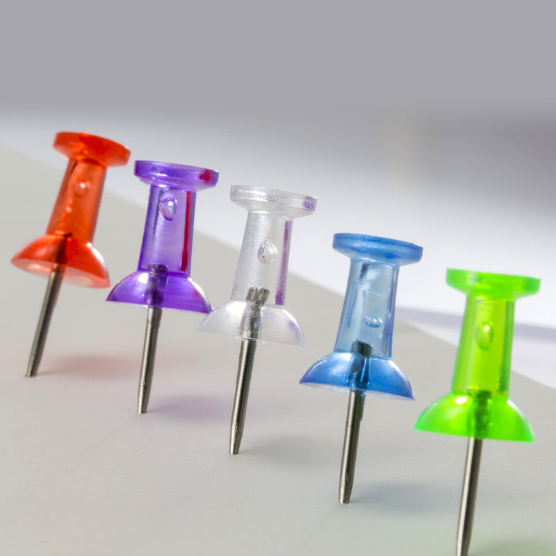 OIC Officemate Translucent Push Pins (OIC35710) 1