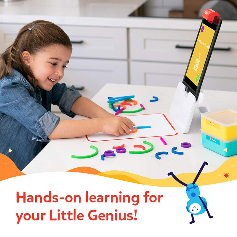 Osmo - Little Genius Sticks & Rings - 2 Educational Games - Ages 3-5 - Imagination, Letter Formation & Creativity - For iPad or Fire Tablet - STEM Toy (Osmo Base Required - Amazon Exclusive) Game Multi
