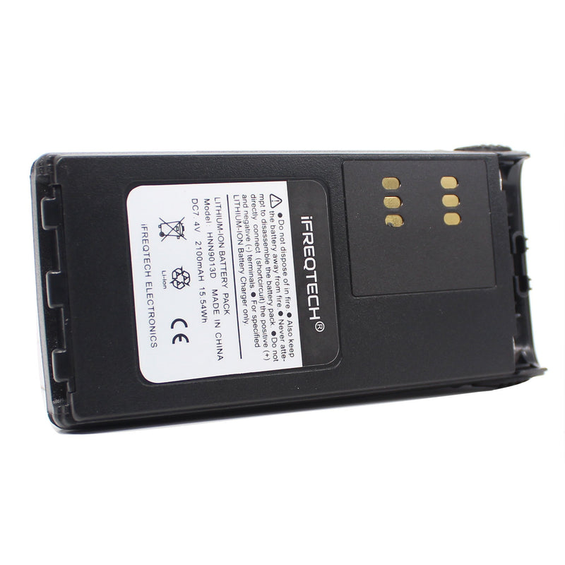 Battery for Motorola HT750 HT1225 HT1250 HT1550 HNN9013 HNN9013D 2100mAh Li-ion Battery with Belt Clip