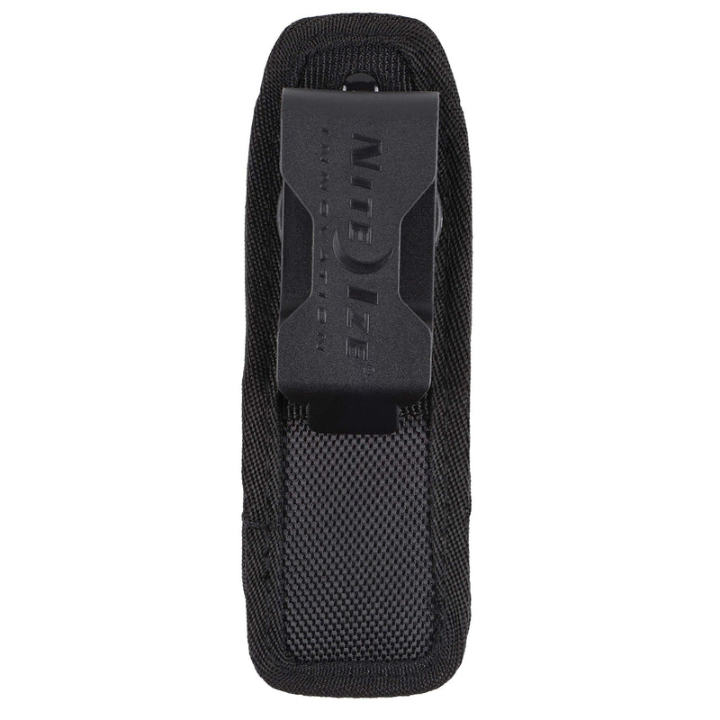 Nite Ize Lite Holster Stretch, Expandable, Secure Flashlight Holder With Belt Clip, Universal Sizing,N00874-BRK,Black Black