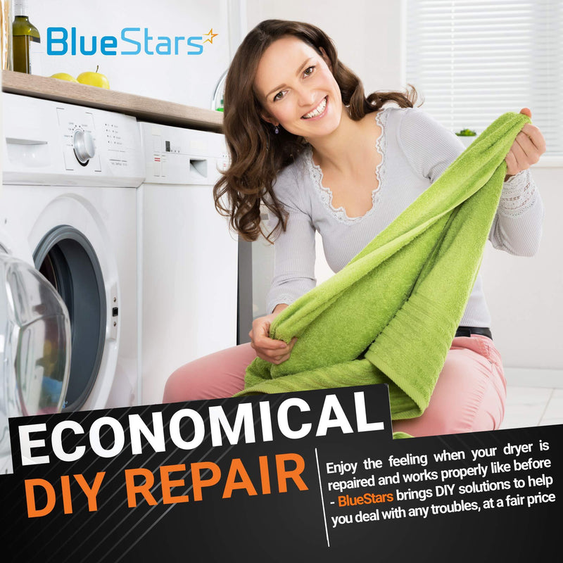 Ultra Durable 40111201 Dryer Drum Belt Replacement Part by Blue Stars - Exact Fit for Maytag Amana Admiral Dryers - Replaces WP40111201 AP6009126 14218936 40051501 40051502 R0606549