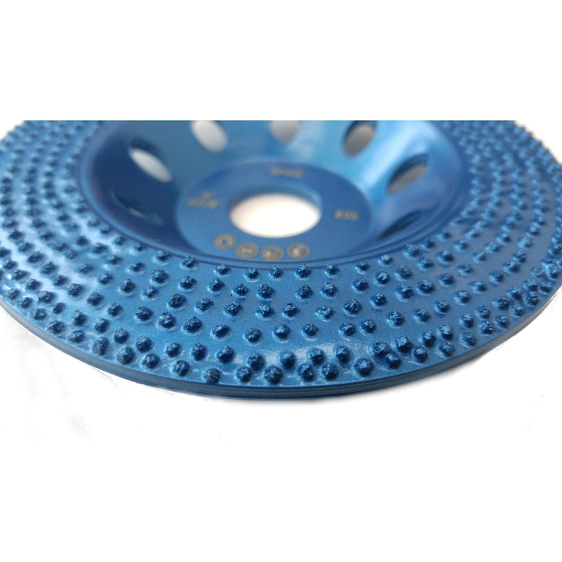 Spike 5" Diamond Cup Removing Disc Wheel for Paint, Epoxy, Glue, Mastic with RCD Newest Technology & Rubber Cushioned Body (Spike, 5", 7.1 oz Very Light) 5"