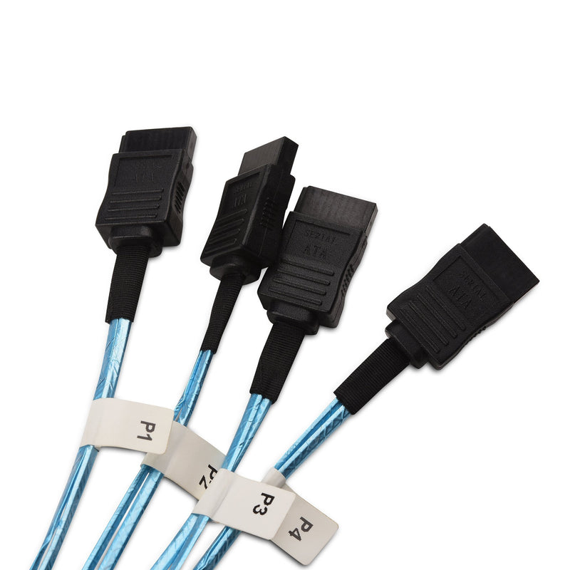 Cable Matters Internal Mini SAS HD to SATA Cable (SFF-8643 to SATA Forward Breakout) 3.3 Feet, 1m