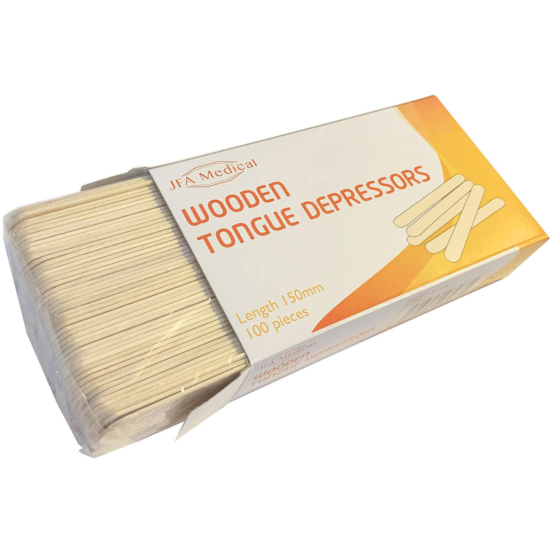 Wooden mouth depressors/wooden spatulas 100 pieces