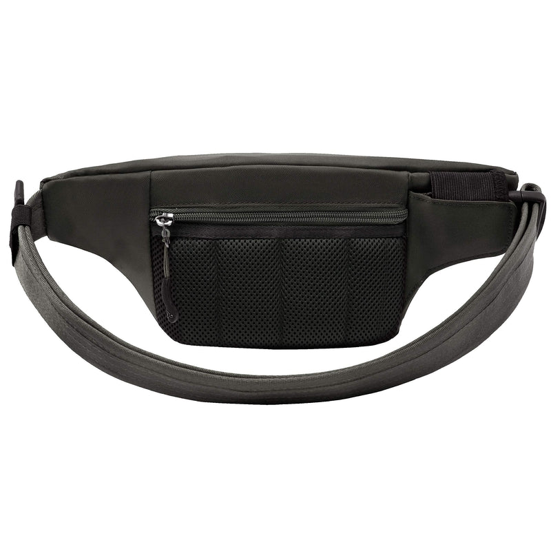 Travelon Anti-Theft Active Waist Pack, Black, 9.5 x 6 x 2