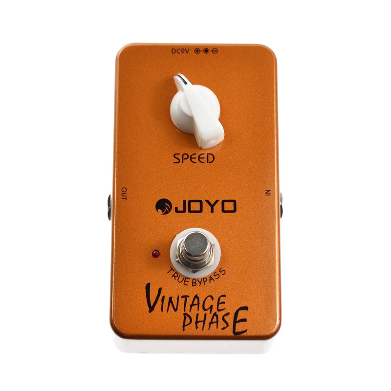 JOYO JF-06 Vintage Phase Guitar Effect Pedal - True Bypass, DC 9V and Battery Supported