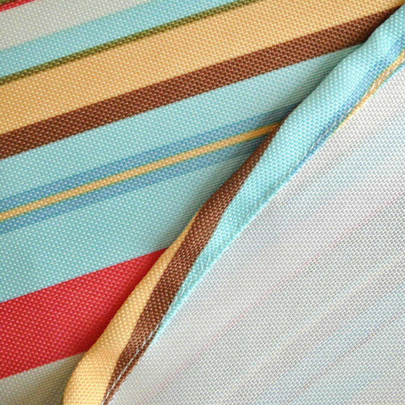 DII Summer Stripe Outdoor Tabletop Collection, Stain Resistant & Waterproof, 60x84" w/Zipper, Stripe Tablecloth, 60x84" w/Zipper
