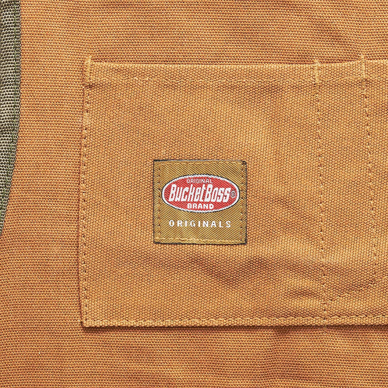 Bucket Boss Duckwear SuperBib Work Apron in Brown, 80200