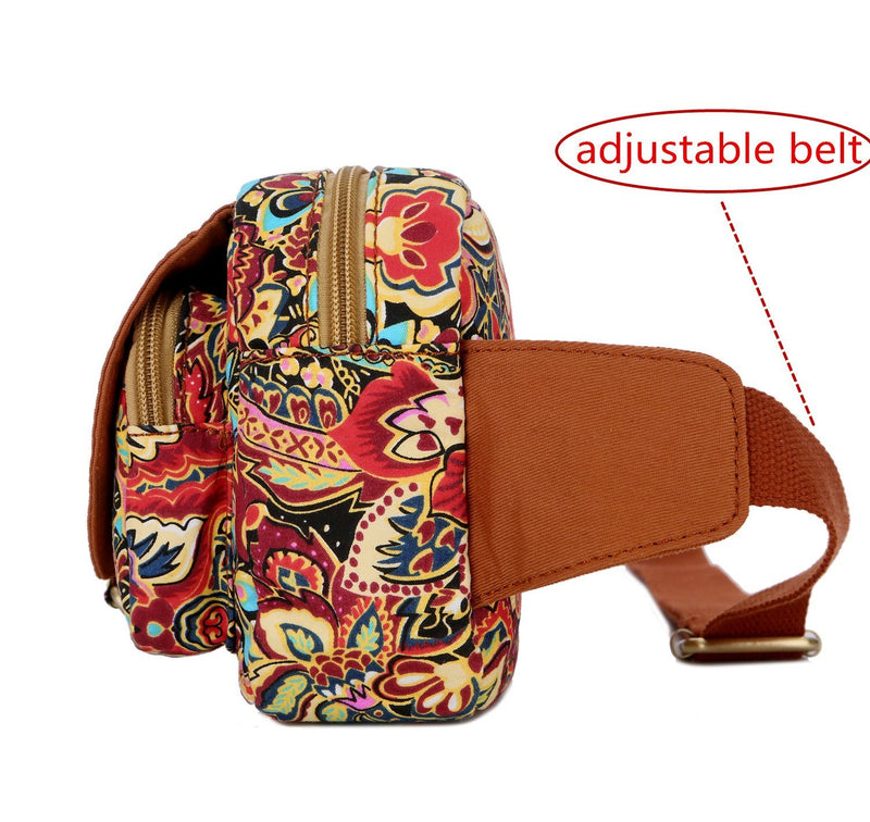 BAOSHA YB-02 Waist Bag Sports Fanny Pack Bum Bag for Women Multicoloured (Multicolour) Multicolour
