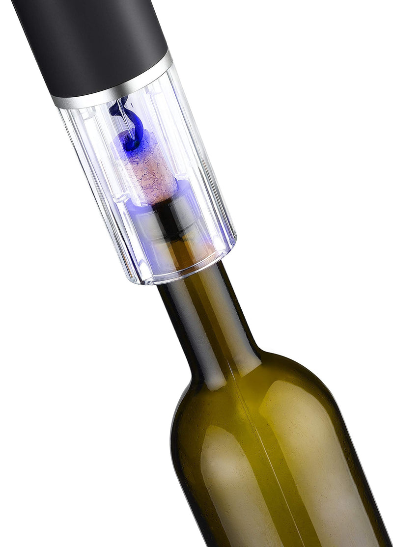 Ozeri Prestige II Cordless Electric Bottle Foil Cutter Wine Opener, One Size, Black