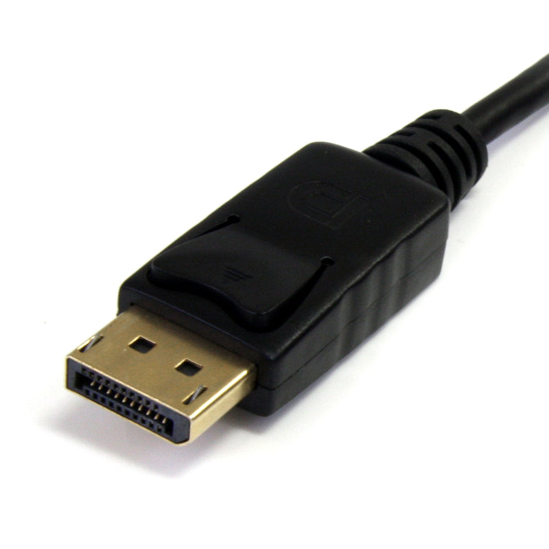 StarTech.com 3 ft Mini DisplayPort to DisplayPort 1.2 Adapter Cable M/M - DisplayPort 4k with HBR2 support - 3 feet Mini DP to DP Cable (MDP2DPMM3),Black